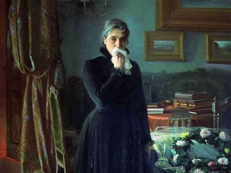 Неутешное горе описание картины. неутешное горе (1884) крамской