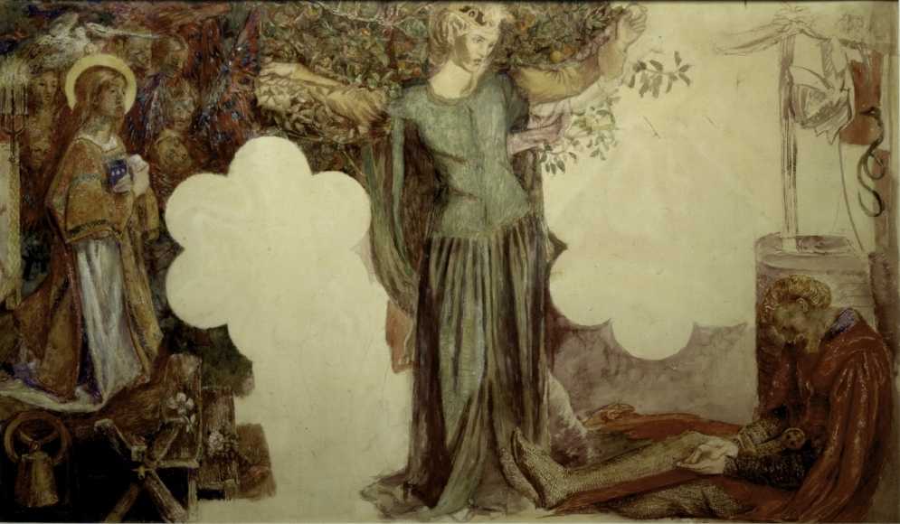 Произведение английского художника Данте Габриэля Россетти Леди Лилит было
