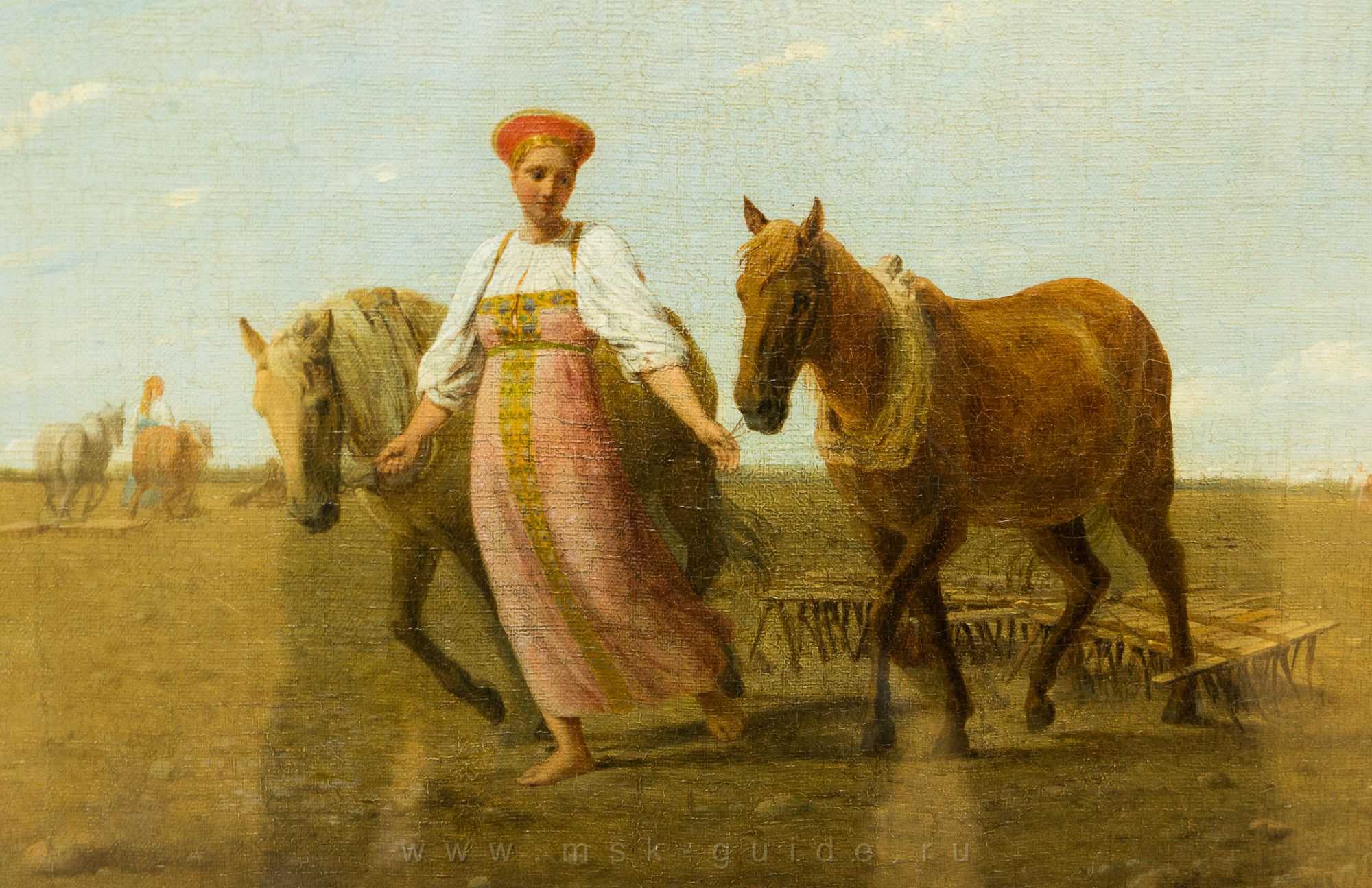 Сочинение по картине алексея гавриловича венецианова «на пашне. весна» ✒️ история создания и описание полотна