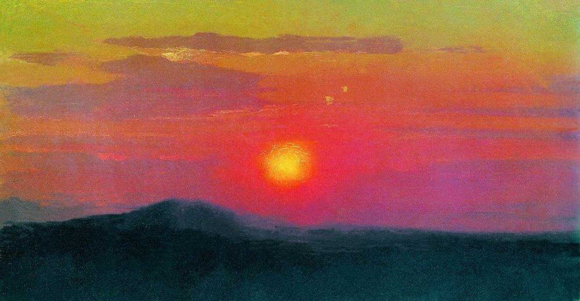 Красный закат