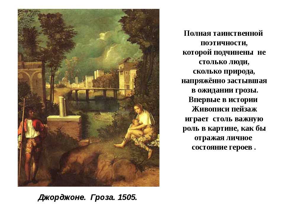 Джорджоне. картины с названиями. годы жизни (1477-1510)