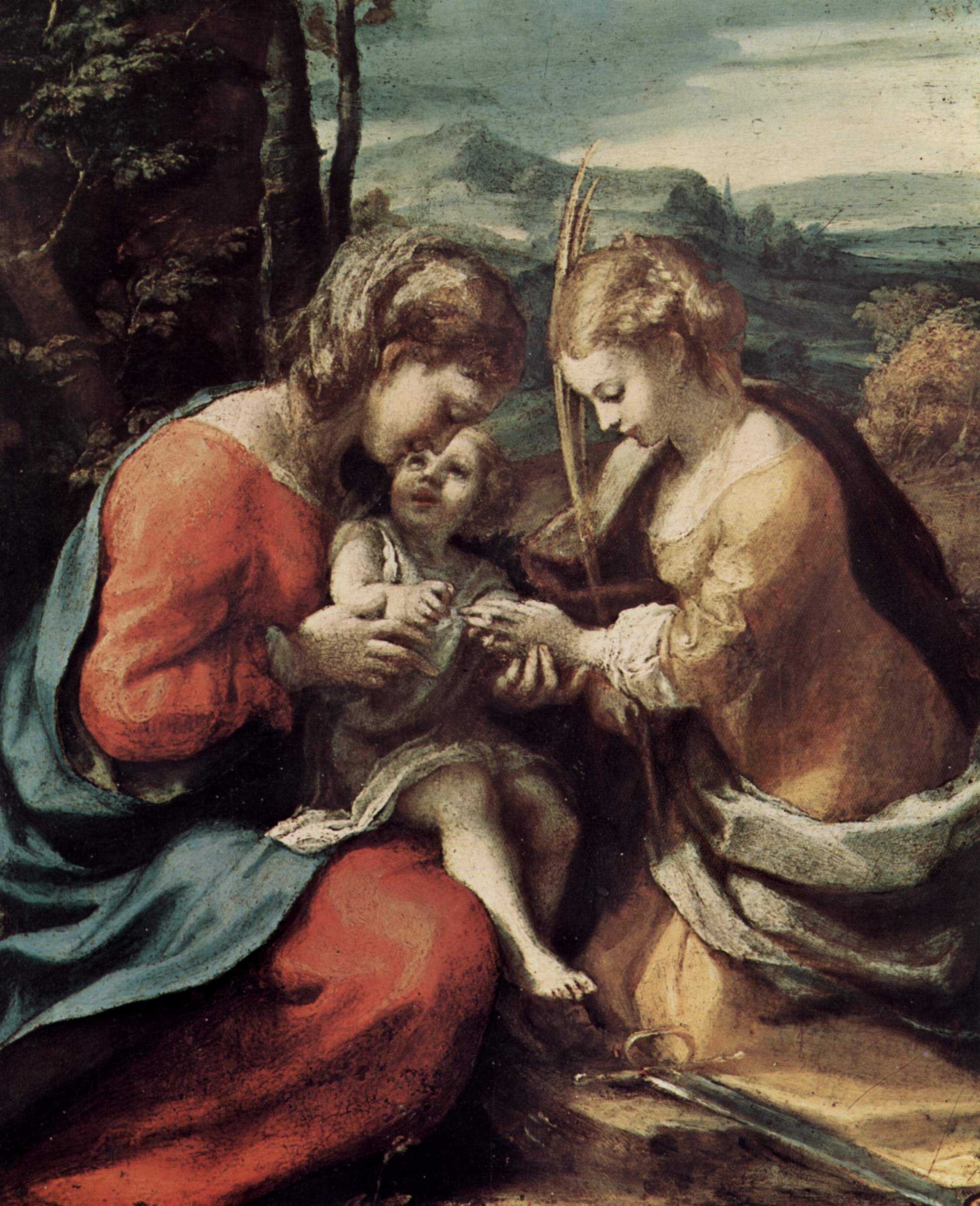Художник антонио аллегри корреджо (antonio allegri correggio)