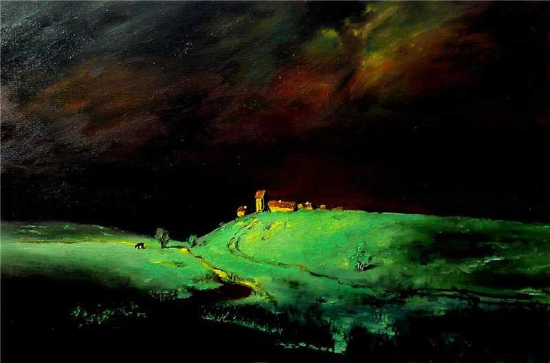Ночное - Архип Иванович Куинджи 1905-1908 Холст, масло 107x169 см Ночное - Архип Иванович Куинджи 1905-1908 Холст, масло 107x169 см В конце уходящего XIX века Архип Куинджи, устав от пустых
