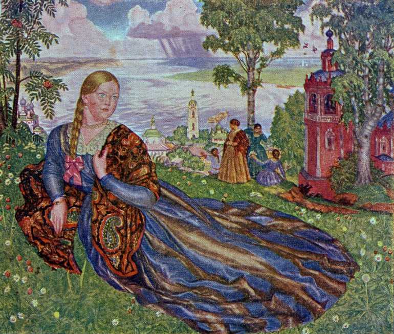 Описание портрета художника Ивана Билибина, написанного Кустодиевым в 1901 году Картина находится в Русском музее