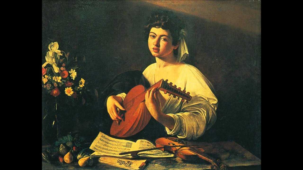 Лютнист картина