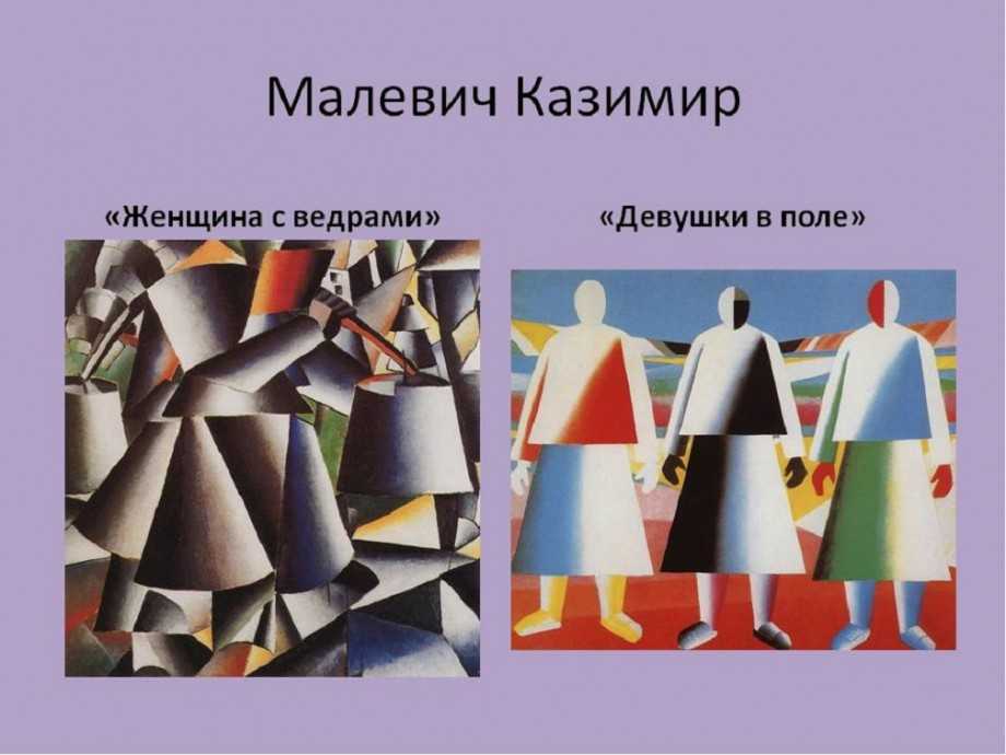 Женщина с вёдрами Казимира Малевича - яркое произведение авангардного