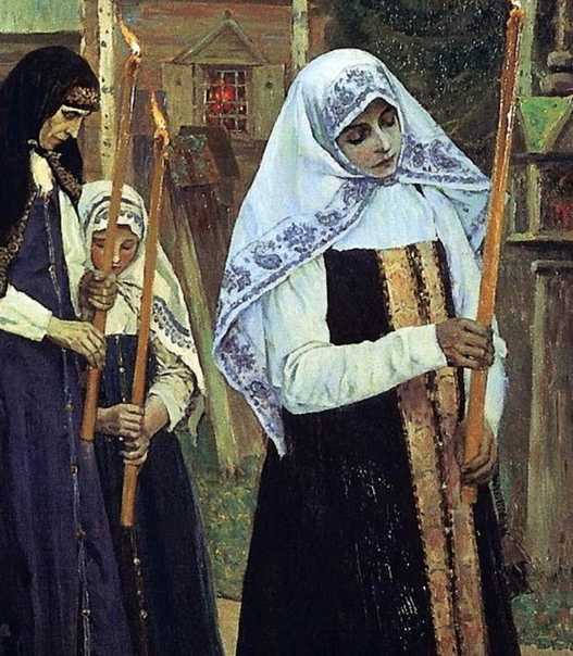 Нестеров великий постриг описание