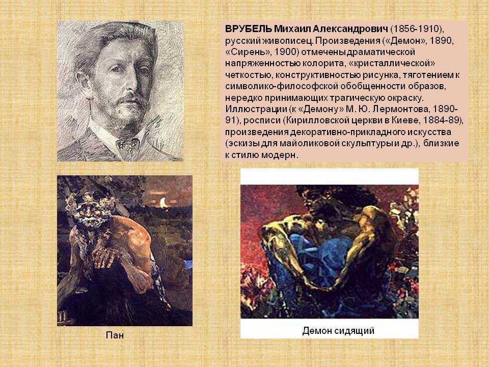 Невидимые миры михаила врубеля