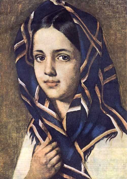 Венецианова «девушка в платке. сочинение по картине а. г. венецианова «девушка в клетчатом платке» венецианов алексей девушка в платке описание