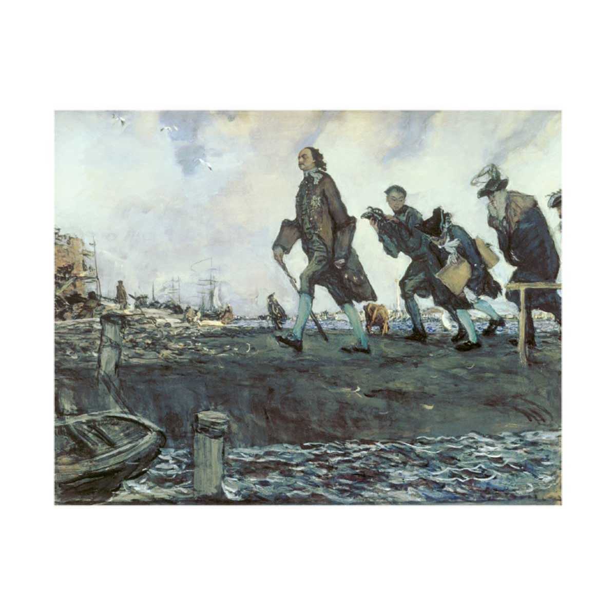Описание и анализ картины Серова Петр I 1907 год Картина находится в Москве, в Третьяковской галерее
