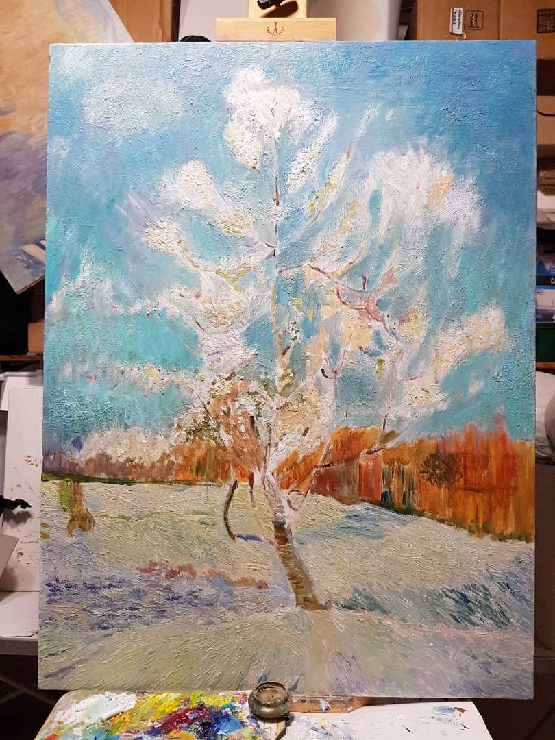 Flowering orchards (van gogh series)