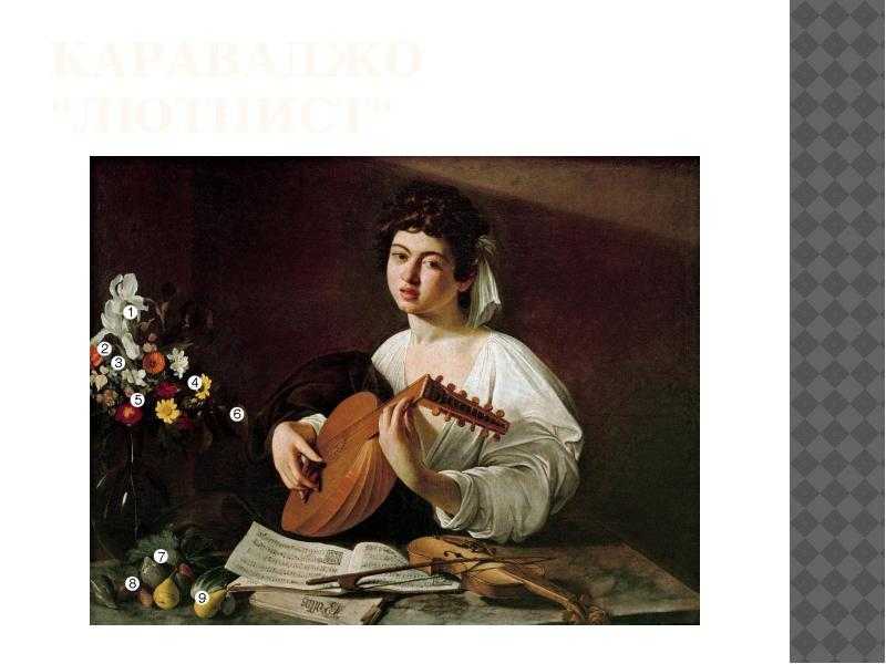 «лютнист» — свет караваджо во тьме