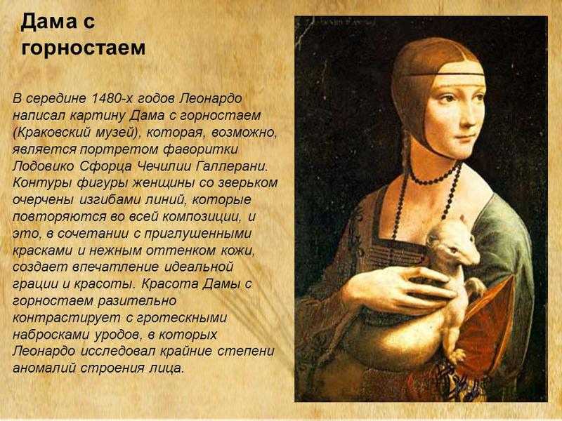 Тайны на картине леонардо да винчи «дама с горностаем»