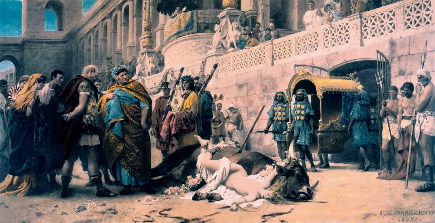 Художник Генрих Семирадский  Христианская Дирцея в цирке Нерона Мы провели уникальный анализ этой работы Заходите на наш сайт - не пожалеете