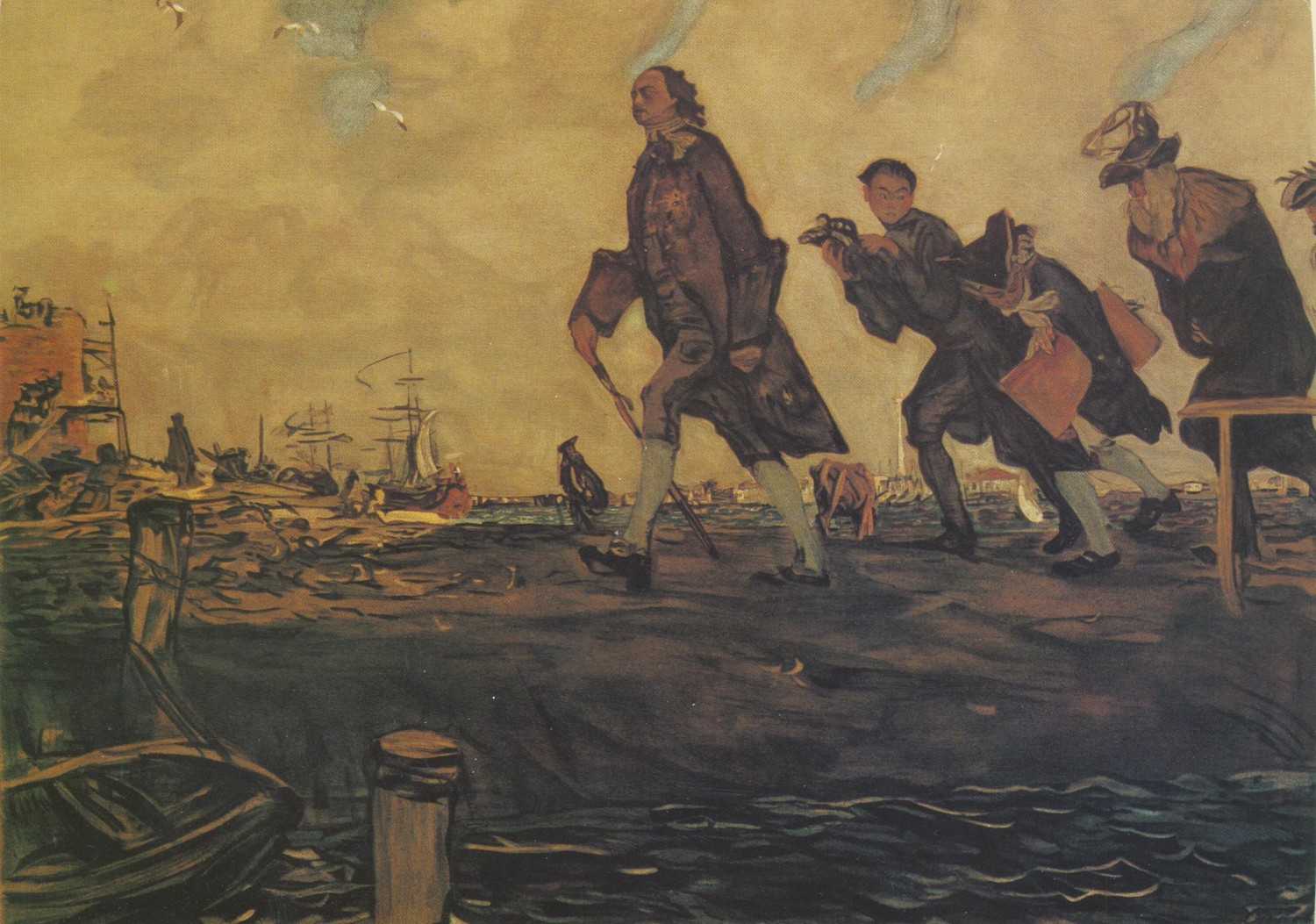 Описание и анализ картины Серова Петр I 1907 год Картина находится в Москве, в Третьяковской галерее