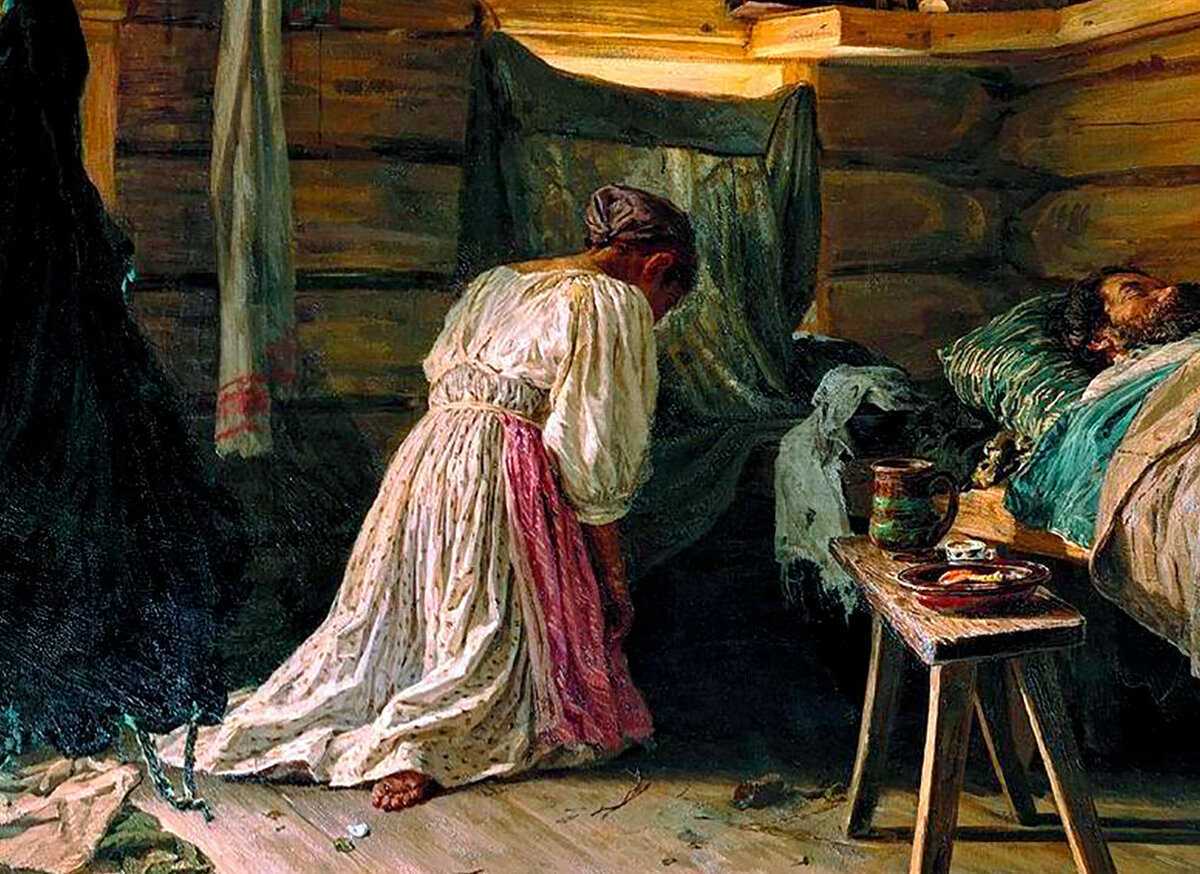Максимов в. м. (i844–i911) всё в прошлом. 1904 авторское повторение одноименной картины 1889 года. (гтг)