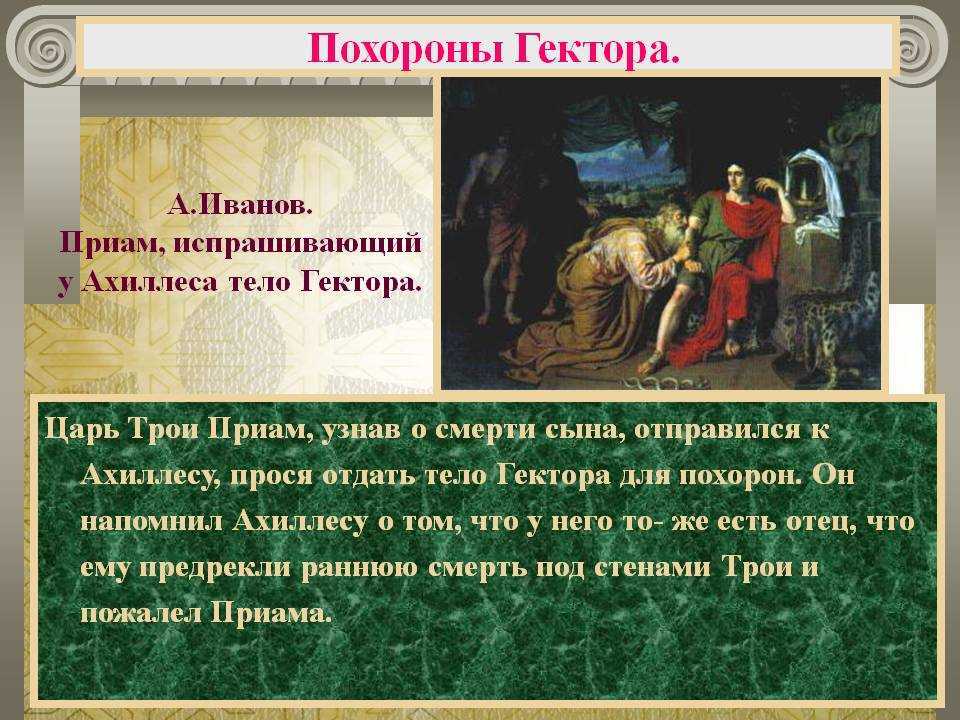 4. гектор / гомер