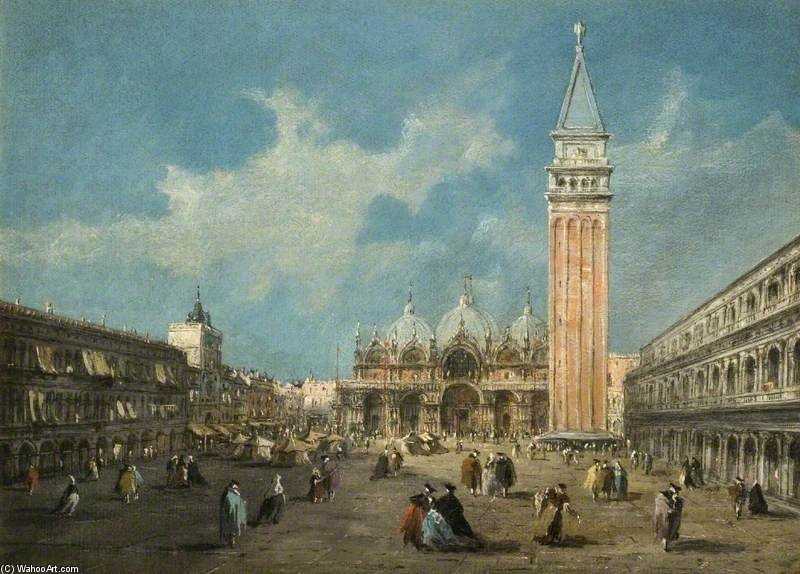 Площадь Сан Марко - Франческо Гварди 1760-1765 Холст, масло 91x61 см Площадь Сан Марко - Франческо Гварди 1760-1765 Холст, масло 91x61 см    Эта картина – типичная венецианская ведута, то