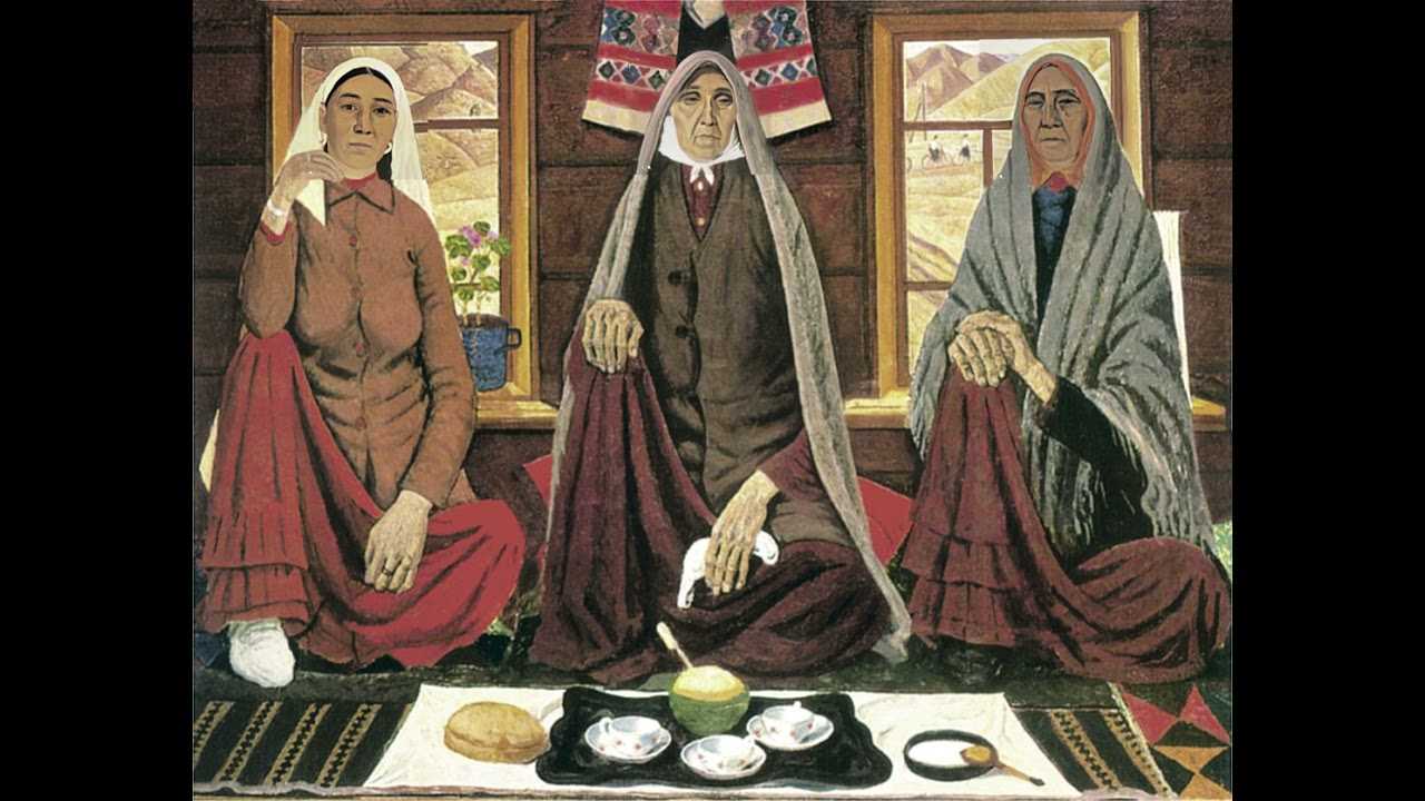 Описание картины лутфуллина три женщины. сочинение по картине «три женщины» лутфуллина лотфуллин картины