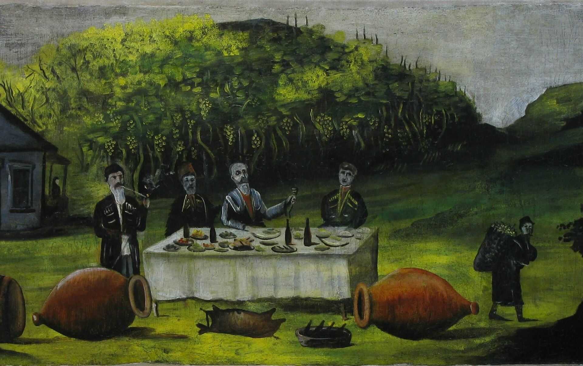 Картины нико пиросмани в саду эльдорадо