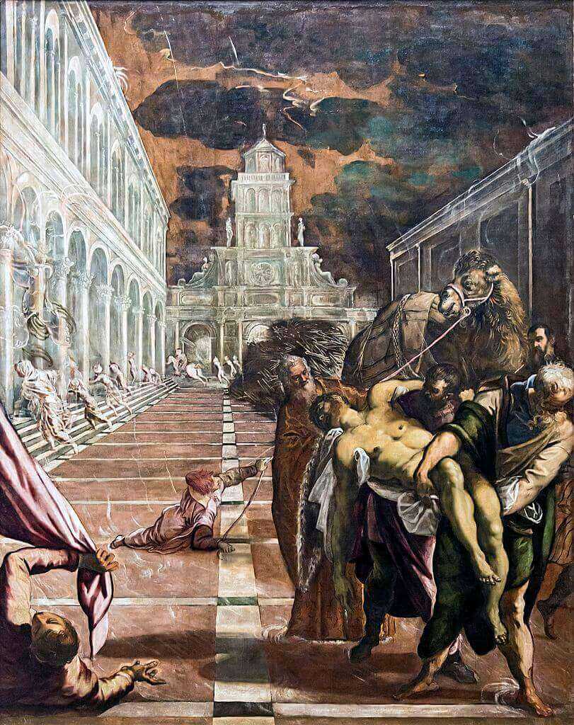 Описание картины якопо тинторетто «рождение иоанна крестителя»