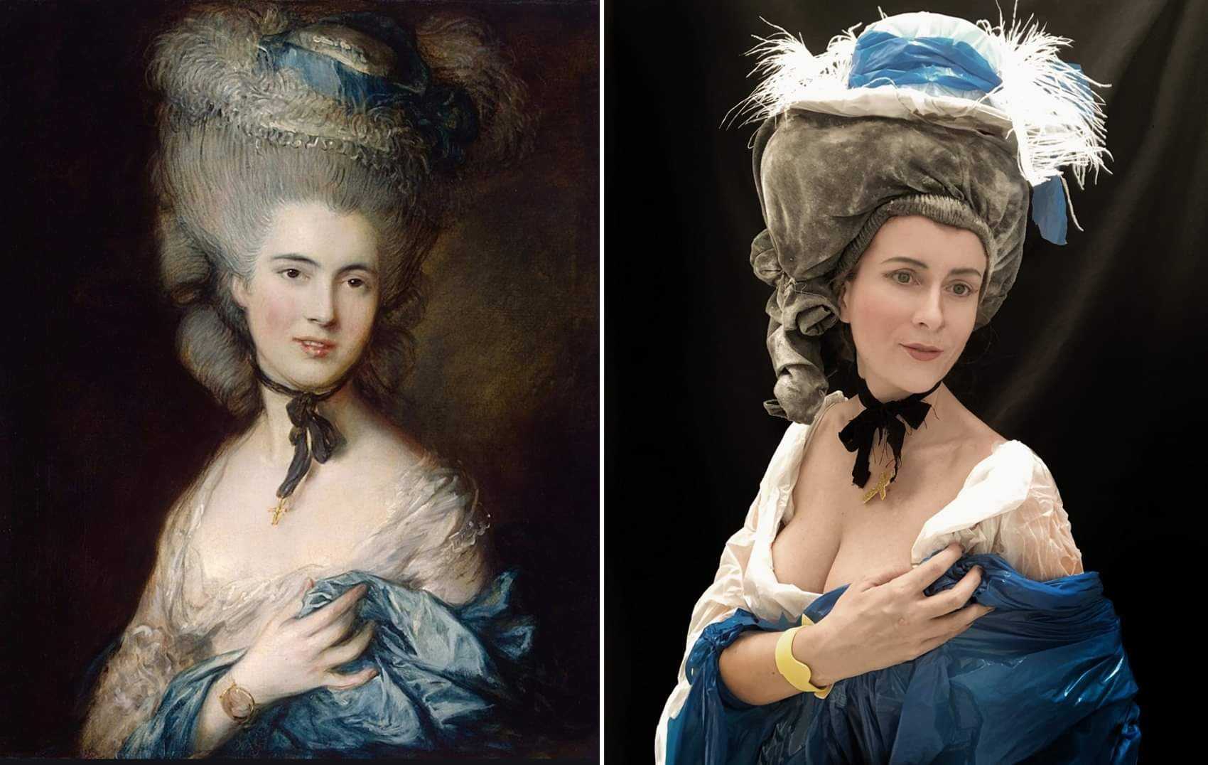 История одного шедевра "дама в голубом" константина сомова