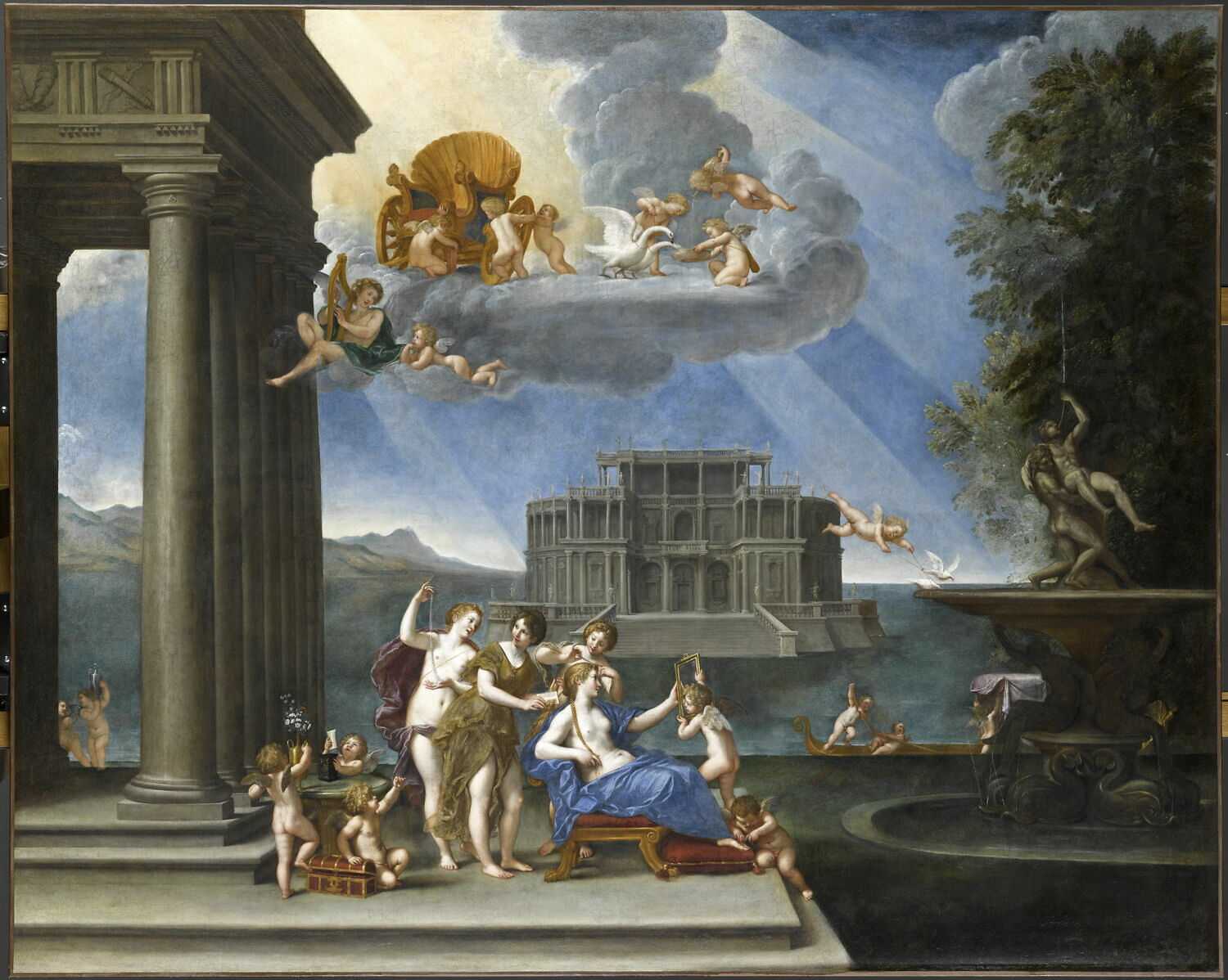 The hunting of diana - zampieri domenico called domenichino