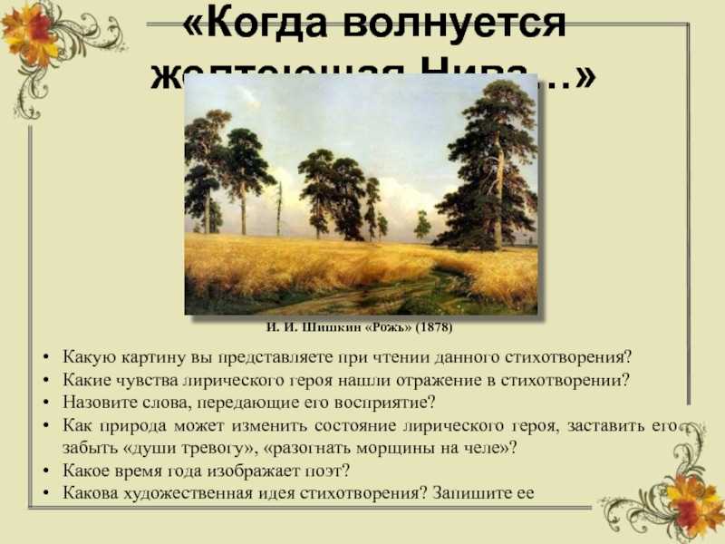 «рожь» - исцеляющая картина шишкина