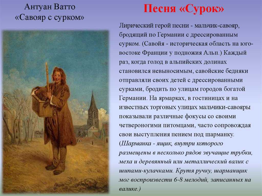 Савояр с сурком