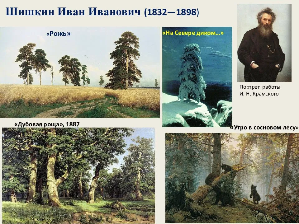 Самые известные картины ивана ивановича шишкина с названиями — «лермонтов»