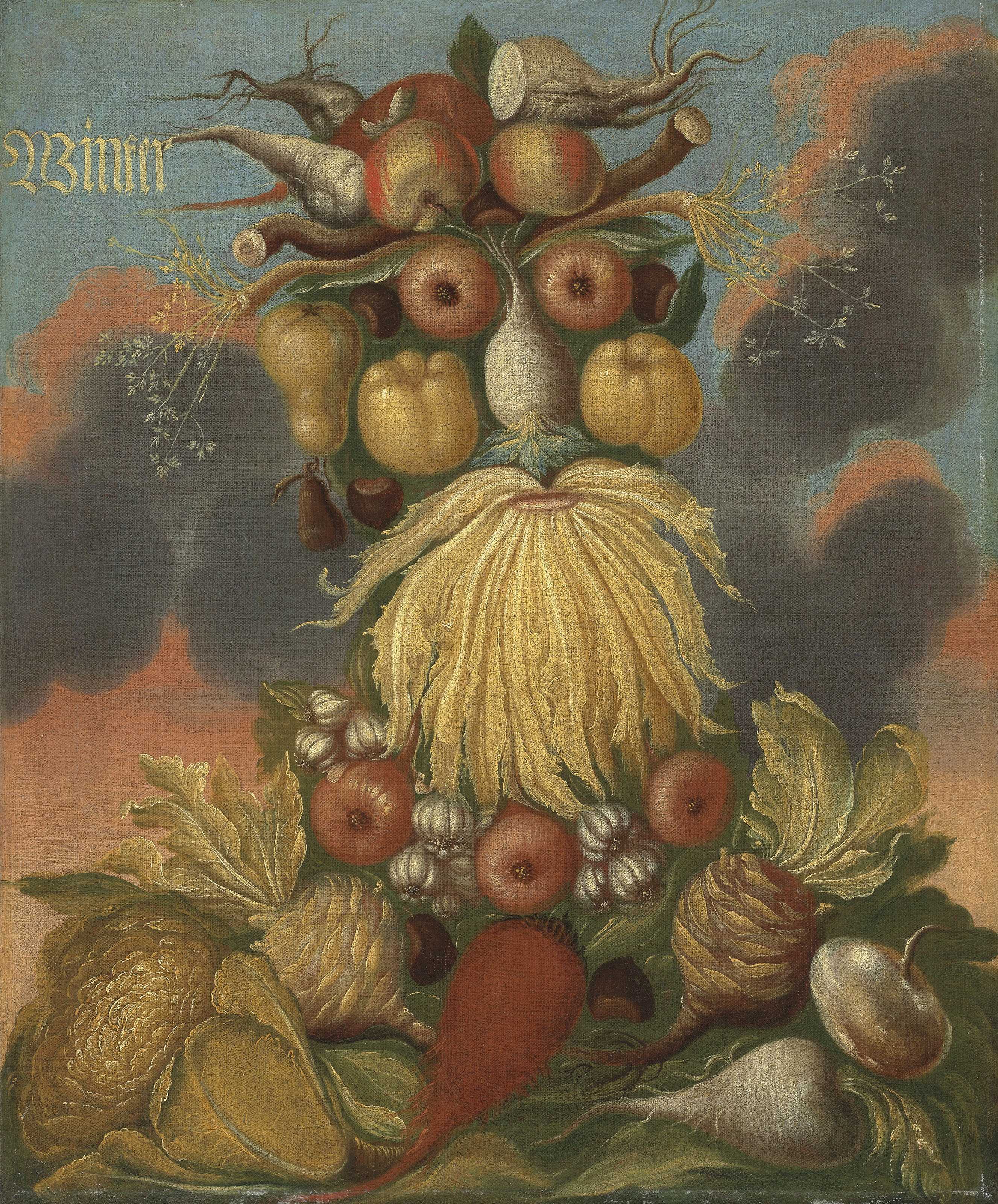 Arcimboldo’s allegories of the seasons