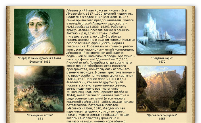 Иван константинович айвазовский (краткая биография)