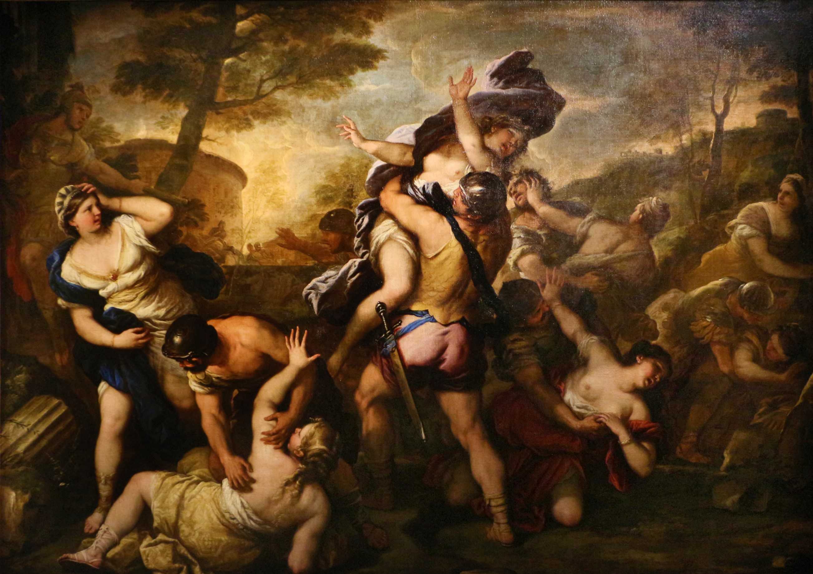 Похищение картина. описание картины николы пуссена «похищение сабинянок (1638)»