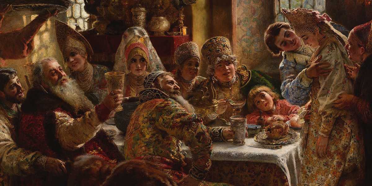 Сочинение по картине боярский свадебный пир xvii века к. маковского