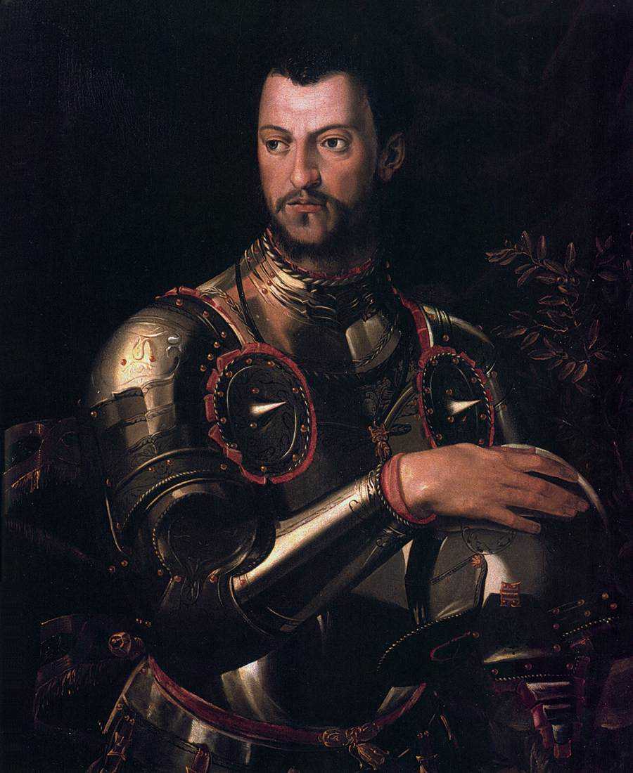 File:cosimo i de medici in armour (1545) oil on wood by angelo bronzino - galleria degli uffizi - florence.jpg