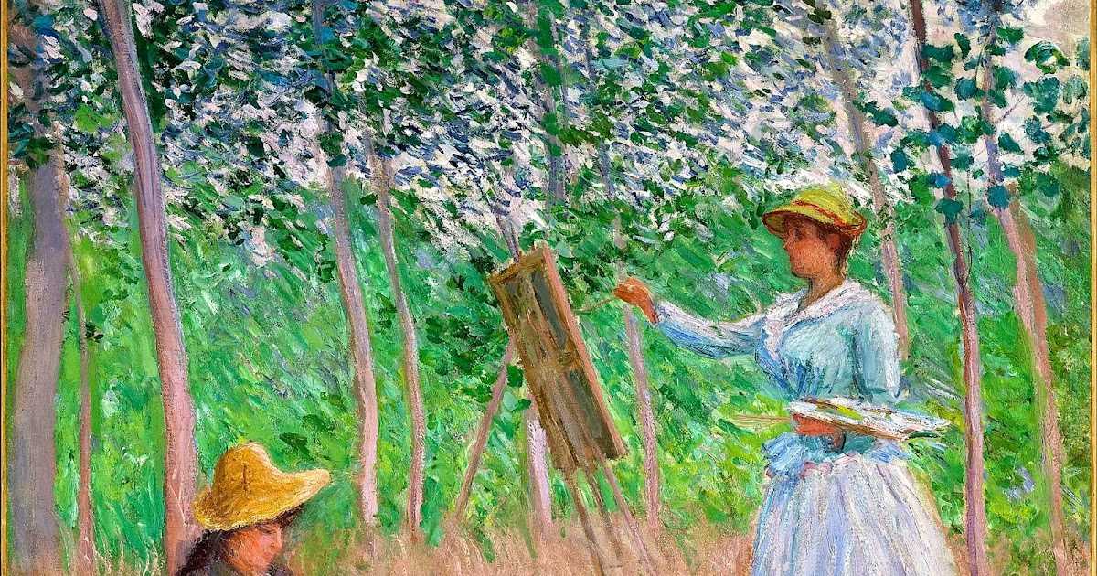 Как с картинки: женщины на знаменитых полотнах. моне картина девушка с зонтом