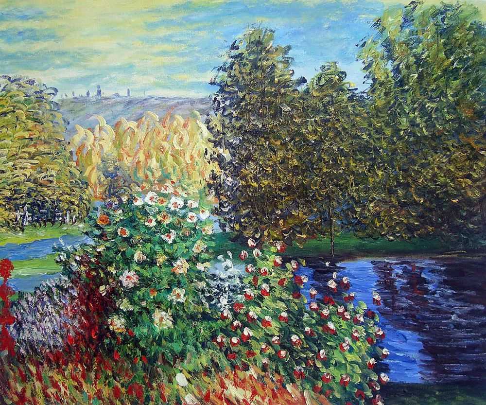 Женщина с зонтиком (камилла моне и сын жан). поцелуй картина моне