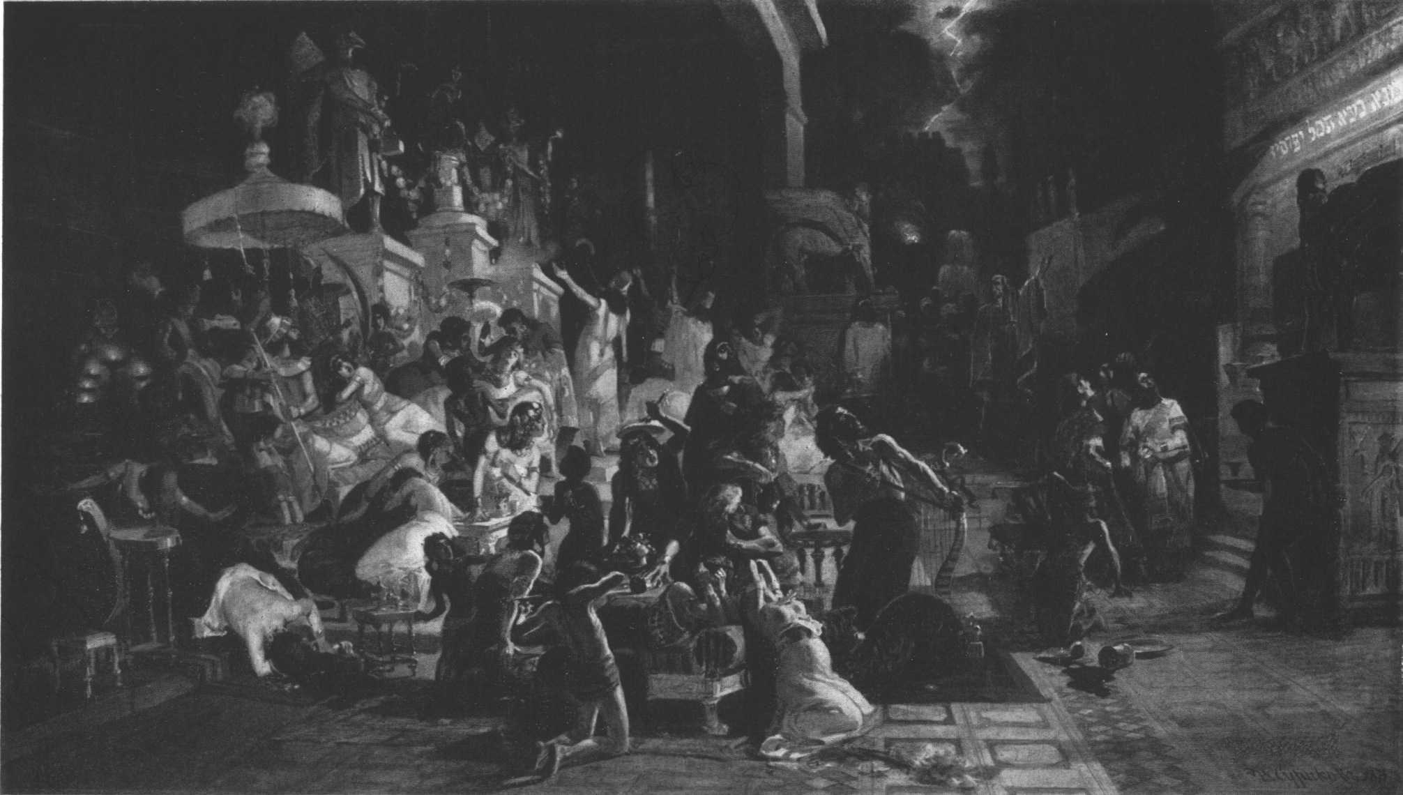 Суриков "пир валтасара" описание картины, анализ, сочинение - art music