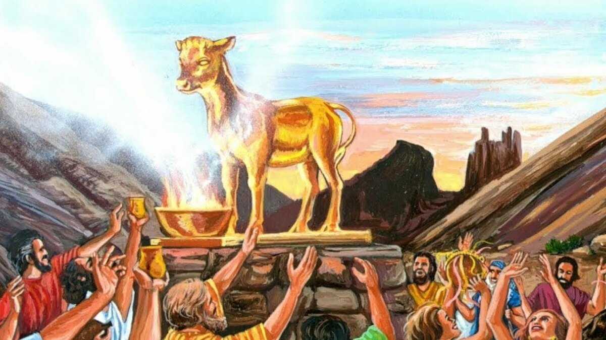 Поклонение золотому тельцу - the adoration of the golden calf - wikipedia