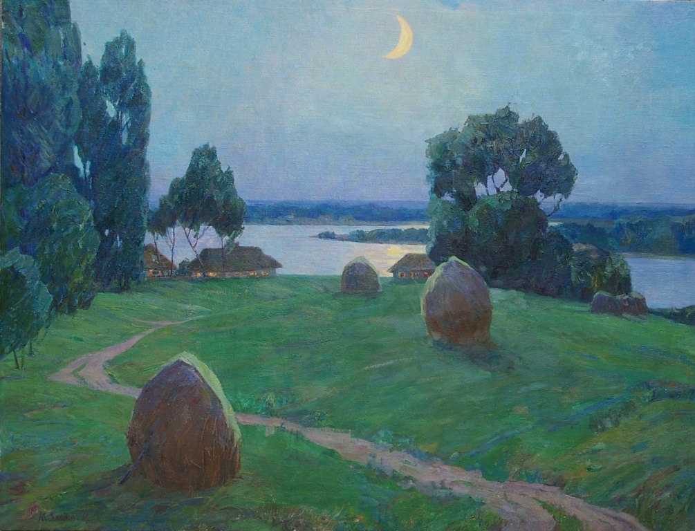 Картина левитана стога сумерки. сочинение по картине и. и. левитана «сумерки. стога»
