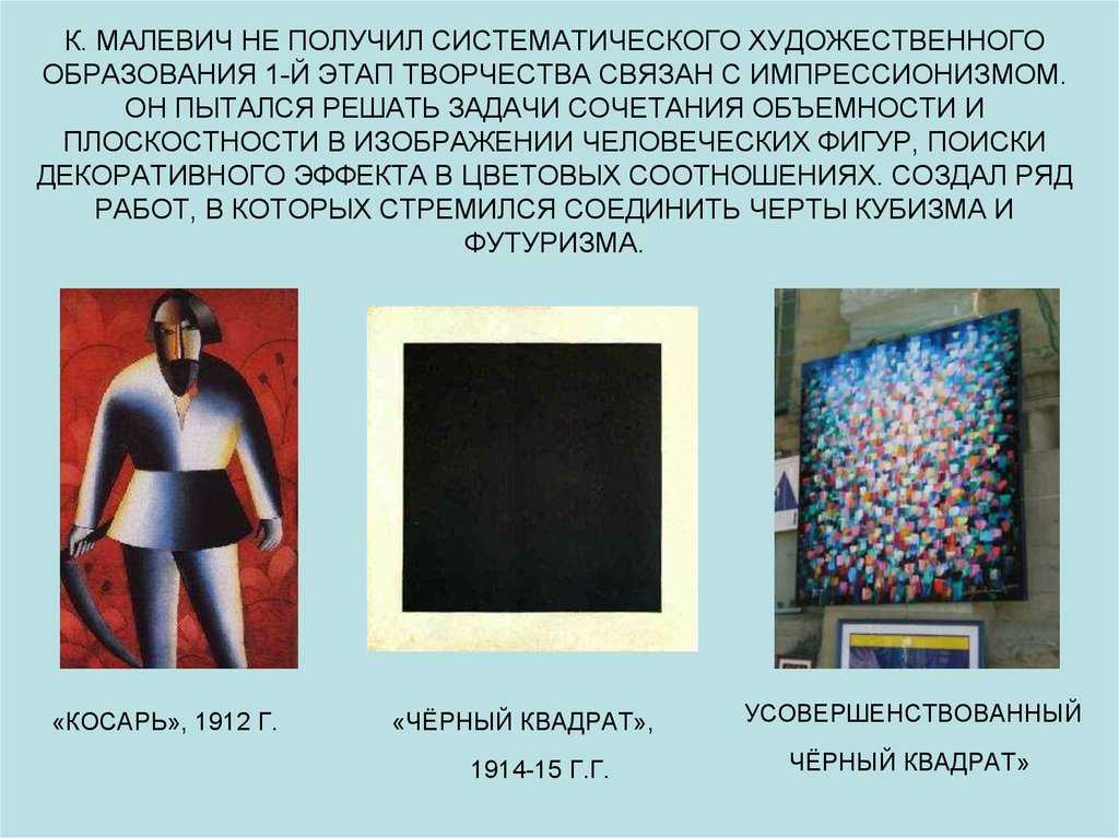 Самые известные картины казимира малевича с названиями — «лермонтов»