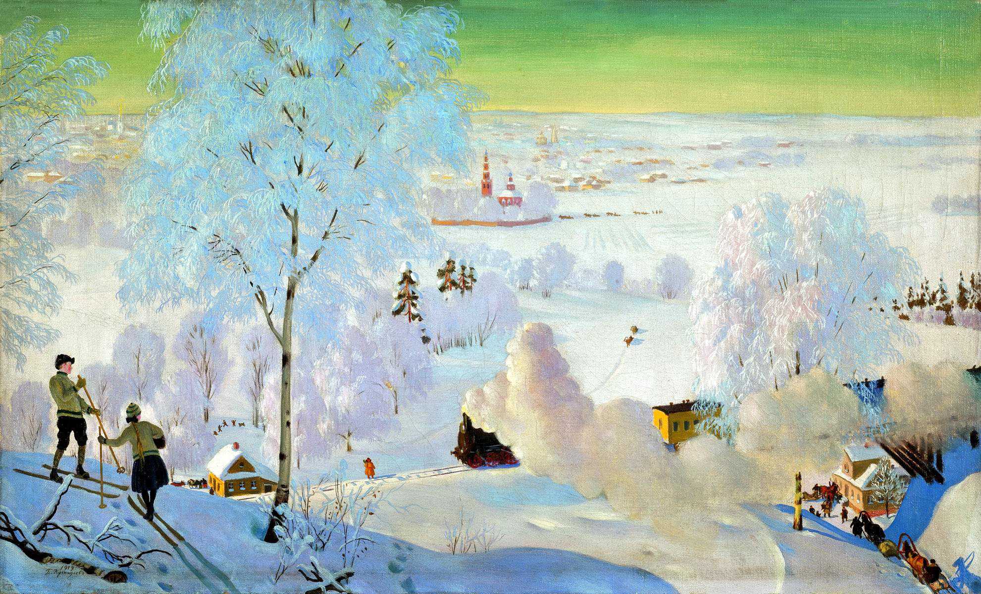 Художник борис кустодиев. биография, картины кустодиева.