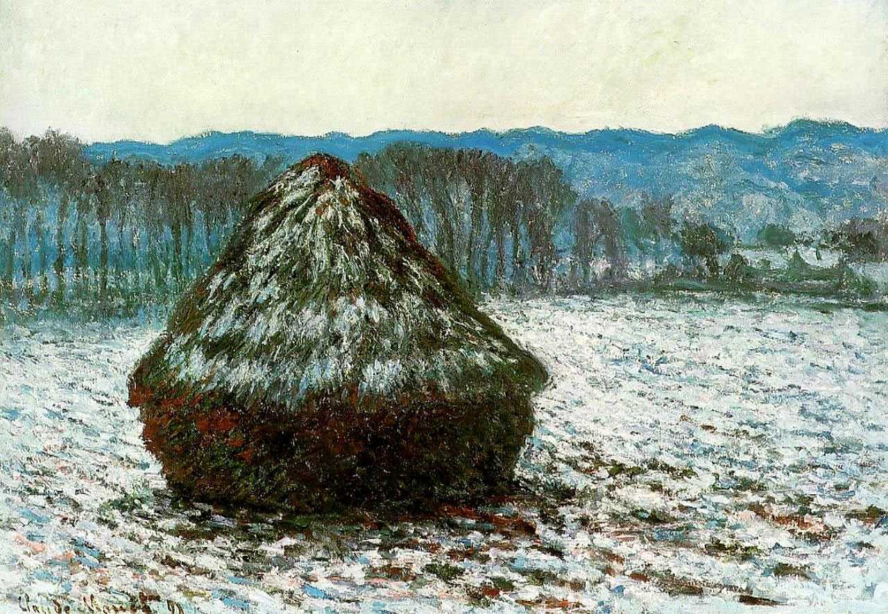 «стога сена» моне, клод, картина с 1890 по 1891 гг