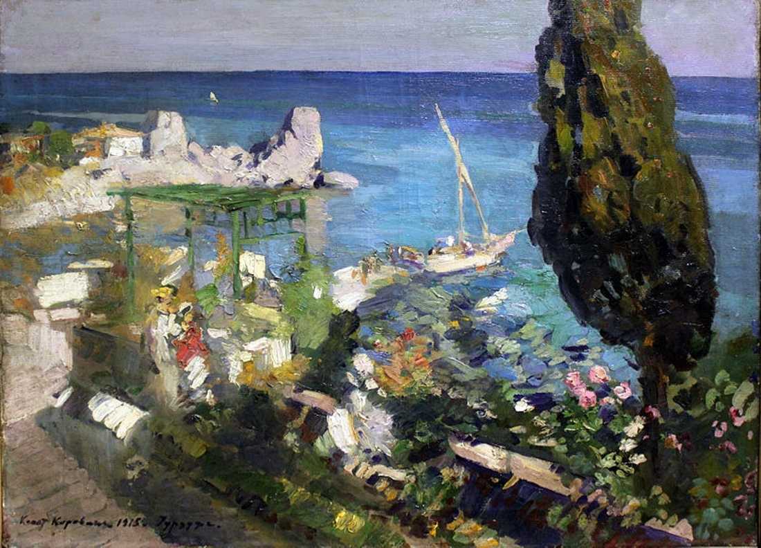 Зимой - Константин Коровин 1894 Холст, масло 37,2 x 52,5 см Зимой - Константин Коровин 1894 Холст, масло 37,2 x 52,5 см    Константин Коровин – один из основателей отечественного