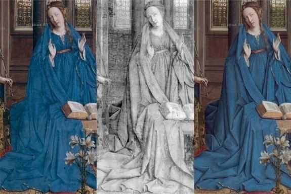 Благовещение (ван эйк, вашингтон) - annunciation (van eyck, washington)