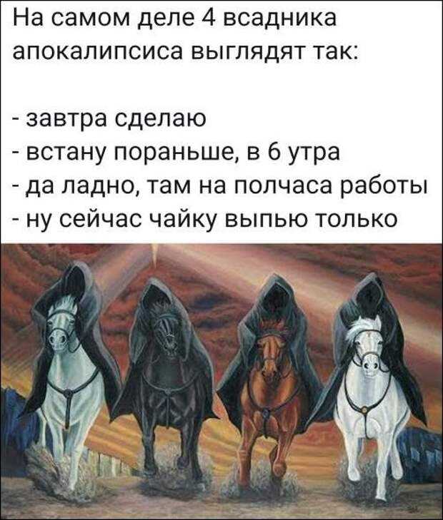 Изучение пророчества конца света: четыре всадника апокалипсиса – земля - хроники жизни