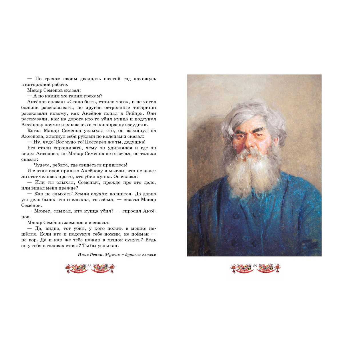 Картина мужик. описание картины ильи репина «мужик с дурным глазом»