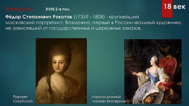Сообщение федор рокотов портрет екатерины 2