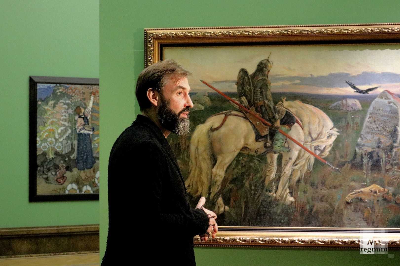 Художник Васнецов проявил себя как замечательный мастер в изображении бытовых